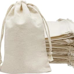 5/10/20 Pcs/Lot Reusable Natural Cotton Storage Bags Christmas Wedding Gifts Candles Drawstring Pouches Home Organizer Dustbag