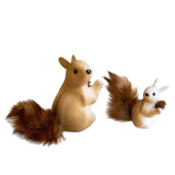 1/9PCS Artificial Squirrel Christmas Tree Fake Squirrel Climbing Pet Holiday Party Props Outdoor Christmas Decorations