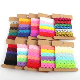 5mm (With Card) Grosgrain Ribbon For Hair Bow Wedding Christmas Party Decor DIY Craft W0602