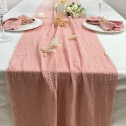 Gauze Cotton Wedding Table Runner Sage Retro Burr Texture Dining Napkins Gift Kitchen Table Runners Home Christmas Table Decor