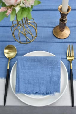 Gauze Cotton Wedding Table Runner Sage Retro Burr Texture Dining Napkins Gift Kitchen Table Runners Home Christmas Table Decor