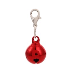 Pet Cat Dog Jingle Bell Collar Ornament Colored Christmas Pendant with Lobster Buckle Bag Keychain Sewing Accessories