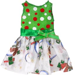 37cm Christmas Doll Pajama Sleeping Robe Christmas Clothing Baby Doll Clothing Toy Christmas Gift Bathrobe Doll Dress up Clothin