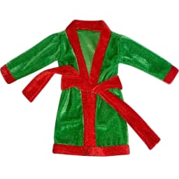 37cm Christmas Doll Pajama Sleeping Robe Christmas Clothing Baby Doll Clothing Toy Christmas Gift Bathrobe Doll Dress up Clothin