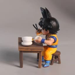 Dragon Ball Z Vegeta Figure Son Goku eating 8cm Pvc Action Figures Collection Model Toys Christmas Gifts