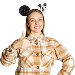 2026 Newest 3.3" Mickey Mouse Ears Headband Without Bow For Boys Christmas Headband Girls Festival Cosplay Diy Hair Accessories