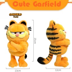 GARFIELD Original Stuffed Plush Soft Cat Plush Cartoon Plushie Doll for Boys Girls Christmas Decor Gift