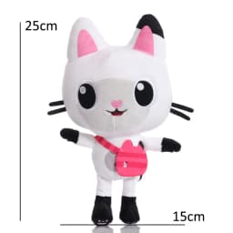 25cm 8Pcs Kawaii Gabby doll house plush toy cartoon stuffed animal mermaid cat mermaid plush doll children's Christmas gift