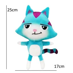 25cm 8Pcs Kawaii Gabby doll house plush toy cartoon stuffed animal mermaid cat mermaid plush doll children's Christmas gift