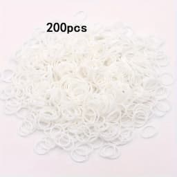 200pcs Rubber Loom Bands DIY Bracelets Wristband Silicone Rubber Hairbands Craft Kit Toys Birthday Christmas Gift Party Supplies
