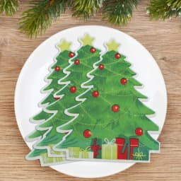 20-100Pcs Christmas Disposable Paper Napkins Cute Snowman Tissues 2025 Christmas Party Home Table Decoration Supplies New Year