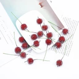 50/100Pcs Christmas Party Decoration Pomegranate Fruit Home Wedding Bridal Accessory Decorative Flowers Wreath Artificial Plants