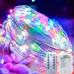 50-300LED Fairy Light Battery Operated, with Remote ,8mode Waterproof Christmas Decorative Light String Birthday, Party, Holiday
