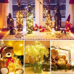 50-300LED Fairy Light Battery Operated, with Remote ,8mode Waterproof Christmas Decorative Light String Birthday, Party, Holiday
