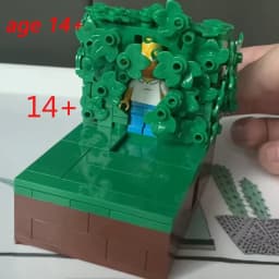 2025 227pcs MOC Building Block Homer Backing Into the Bushes Technology Bricks Birthday Christmas DIY Gifts Adults Toys
