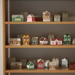 Gingerbread Cottage Candle Jar Concrete Silicone Mold DIY Christmas Candle Vessel Jesmonite Mould Xmas Home Decoration