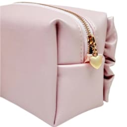 Flower Knows Limited Pink Cosmetic Bag Large Capacity Portable Toiletry Storage Bag Christmas Plush Bag Handbag