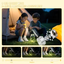 Handheld Kids Microscope Science Education Toy 2.4-Inch Screen 1000x Pocket Microscope Christmas Birthday Gift for Boys & Girls