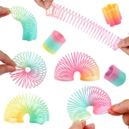 12/24Pcs Rainbow Magic Spring Toys for Kids Birthday Party Favors Pinata Fillers School Prize Wedding Christmas Boy Girl Gifts