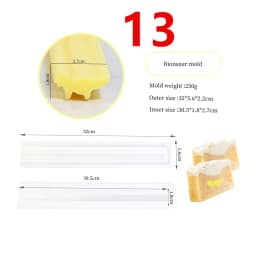 Christmas Tree Elk Beard Tube Column Silicone Candle Soap Mold DIY Embed Soap Making Supplies Silicone Mold Soap