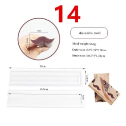 Christmas Tree Elk Beard Tube Column Silicone Candle Soap Mold DIY Embed Soap Making Supplies Silicone Mold Soap