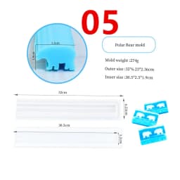Christmas Tree Elk Beard Tube Column Silicone Candle Soap Mold DIY Embed Soap Making Supplies Silicone Mold Soap
