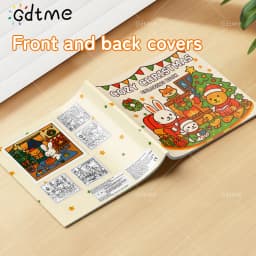 COZY CHRISTMAS Coloring Book -Thick Paper for Adults Teens - Stress Relief Creative Cute Drawing Book DIY Gift Idea