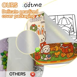 COZY CHRISTMAS Coloring Book -Thick Paper for Adults Teens - Stress Relief Creative Cute Drawing Book DIY Gift Idea