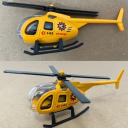1PC New Childrens Helicopter Toy Alloy Airplane Model Ornaments Boy Toy Taxiing Simulation Helicopter Christmas Gift