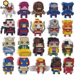 Bricklink MOC X Anime Movie Action Figures Bricks Sets Building Blocks Kids Education Toys For Children Christmas Gift