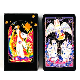 New Tarot Deck 78pcs Cute Rabbit-themed Tarot Cards,Meditation & Divination & Collection Cards,Halloween and Christmas Gifts