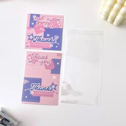 10set Kawaii Kpop Photocard Holder Photo Card Collection Bag DIY Accessories Christmas Packing Bag School Stationery