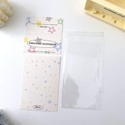 10set Kawaii Kpop Photocard Holder Photo Card Collection Bag DIY Accessories Christmas Packing Bag School Stationery