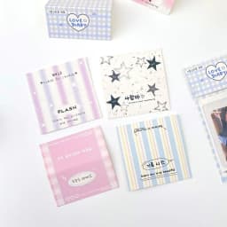 10set Kawaii Kpop Photocard Holder Photo Card Collection Bag DIY Accessories Christmas Packing Bag School Stationery