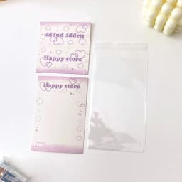 10set Kawaii Kpop Photocard Holder Photo Card Collection Bag DIY Accessories Christmas Packing Bag School Stationery