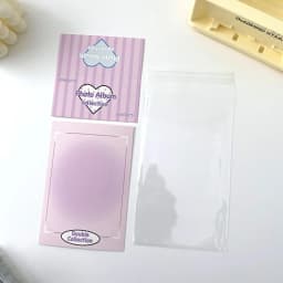 10set Kawaii Kpop Photocard Holder Photo Card Collection Bag DIY Accessories Christmas Packing Bag School Stationery
