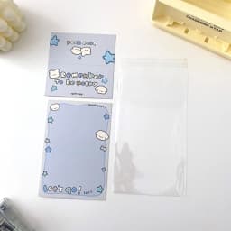 10set Kawaii Kpop Photocard Holder Photo Card Collection Bag DIY Accessories Christmas Packing Bag School Stationery