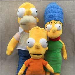 New *Simpsons Plush Doll Assen Family Toys Animation Peripheral Doll Gift Children Comfort Toys Birthday Gift Christmas Gift !!!