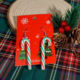 Christmas Drop Earrings For Women Shiny Rhinestone Santa Claus Xmas Tree Snowman Elk Snowflake Long Tassel Dangle Earring Gifts