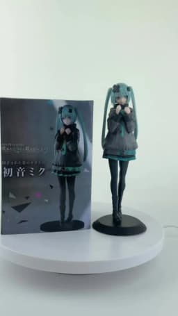 New 8inch Hatsune Miku In A World With Closed Windows Collectible Anime Action Kwaii Miku Figures Model Toys Christmas Gifts