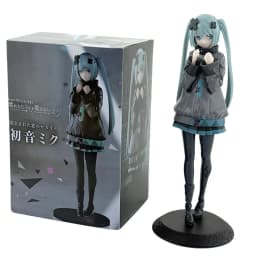 New 8inch Hatsune Miku In A World With Closed Windows Collectible Anime Action Kwaii Miku Figures Model Toys Christmas Gifts