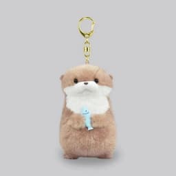 New 11cm Otter Doll Cute Little Otter Little Animal Plush Toy Cute Internet Red Wind Mini Doll Table Decoration Christmas Gift