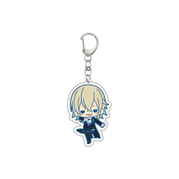 55MM Anime Keychain Ciel Phantomhive/Sebastian Michaelis/Baldroy Key Chain Acrylic Model Plate Christmas Gifts