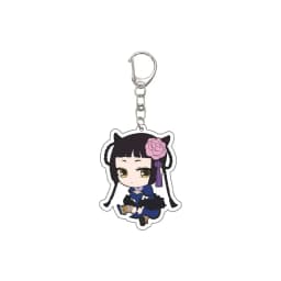 55MM Anime Keychain Ciel Phantomhive/Sebastian Michaelis/Baldroy Key Chain Acrylic Model Plate Christmas Gifts