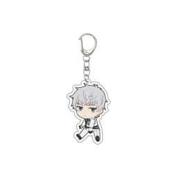 55MM Anime Keychain Ciel Phantomhive/Sebastian Michaelis/Baldroy Key Chain Acrylic Model Plate Christmas Gifts