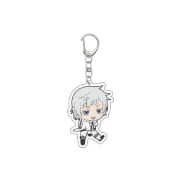 55MM Anime Keychain Ciel Phantomhive/Sebastian Michaelis/Baldroy Key Chain Acrylic Model Plate Christmas Gifts
