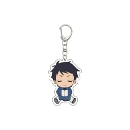 55MM Anime Keychain Ciel Phantomhive/Sebastian Michaelis/Baldroy Key Chain Acrylic Model Plate Christmas Gifts
