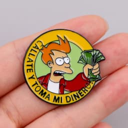 Classic Comedy  Enamel Pins Creative Robot Lapel Pins for Backpacks Brooches for Clothes Badges Fashion Jewelry Christmas Gift