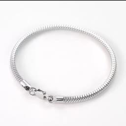 925 Sterling Silver 8-Inch 3mm Snake Chain Bracelet for Women – Christmas Party Gift Jewelry Fashion