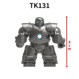 New Product TK131 Iron Tyrant Mechanical Armor Assembly Building Blocks, Man Zai Pendant Model Toy, Christmas
